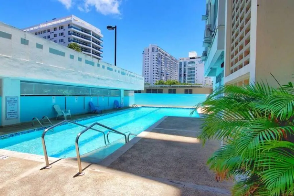 Esperanza Beach 2Bdr 2B Oceanfront Pool Parking San Juan Apartment