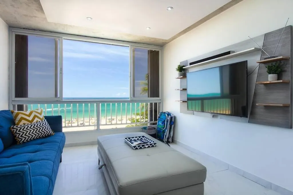 Apartment Esperanza Beach 2Bdr 2B Oceanfront Pool Parking San Juan Puerto Rico